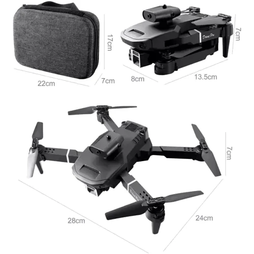 Квадрокоптер E88 Pro з FPV 4K та HD камерами (2 кольори) фото 11