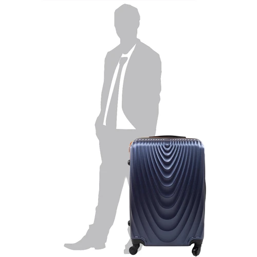 Чемодан Rogal большой темно-синий (RGL663L-dark-blue-orange): Пол Унисекс
