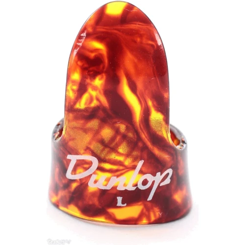 Медіатор Набор медиаторов DUNLOP 9020R SHELL PLASTIC FINGERPICK LARGE (12 шт): Тип Кіготь