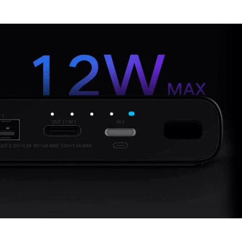 Внешний аккумулятор Xiaomi ZMI Power Bank 10000mAh Wireless Charger 18W Black (WPB100): Встроенный кабель нет