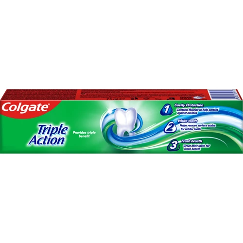 Colgate Зубная паста Тройное действие 75 ml: Объем, мл 75