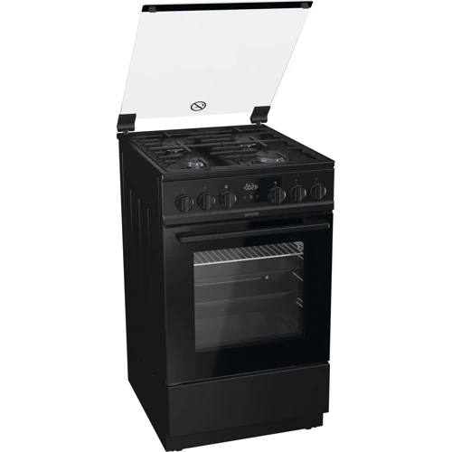Плита комбинированная Gorenje K5341BF: Тип варочной поверхности газовая