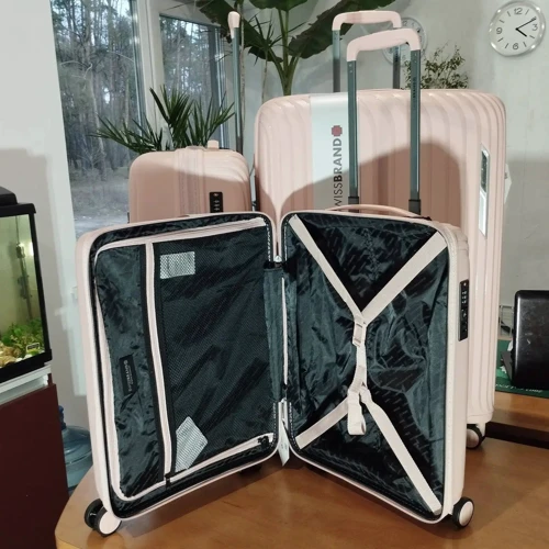 Чемодан Swissbrand Narberth (M) Light Pink (SWB_LHNAR008M): Пол Унисекс