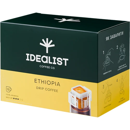 Дрип-кофе IDEALIST COFFEE Co Эфиопия 15 шт