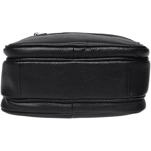 Чоловіча сумка планшет Ricco Grande чорна (K16439-black): Фактура матова, Зерниста