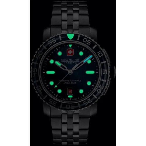 Наручные часы Swiss Military Hanowa Black Marlin SMWGH0001703 (631090): Механизм Кварцевый