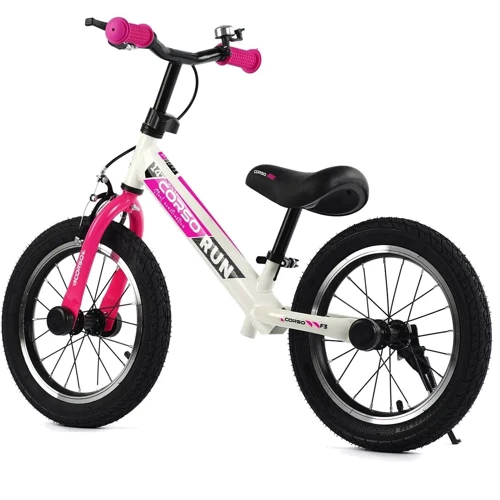 Беговел Corso Run 14" (RJ-26366): Цвет розовый