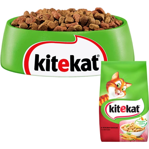 Сухой корм для котов Kitekat говядина с овощами 300 г (5900951248818): Тип Сухой корм