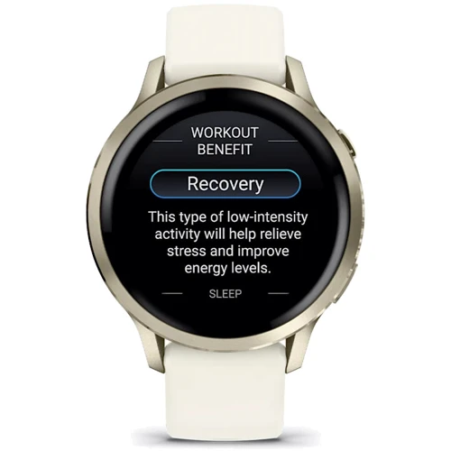 Смарт-годинник Garmin Venu 4 41mm Lunar Gold with Bone Silicone Band (010-03013-00)