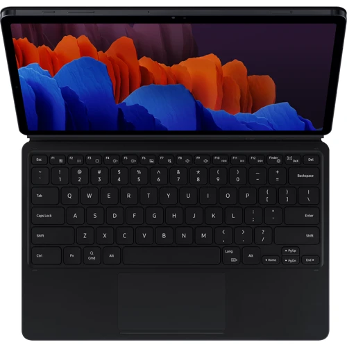 Аксессуар для планшетных ПК Samsung Book Cover Keyboard Black (EF-DT970BBRG) for Samsung Galaxy Tab S7+ T970: Цвет черный