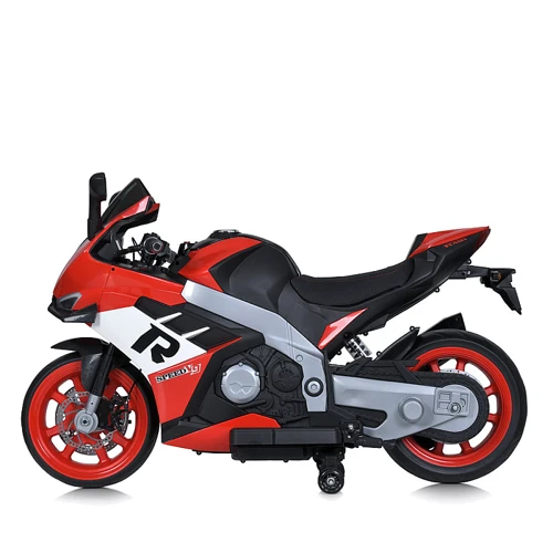 Детский электромотоцикл Bambi красный (M 6013EL-3(24V))