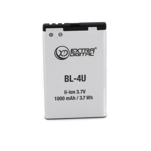 Аккумулятор ExtraDigital 1000mAh Nokia BL-4U: Производитель ExtraDigital