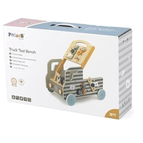 Дерев'яна машинка з інструментами Viga Toys PolarB (44066)
