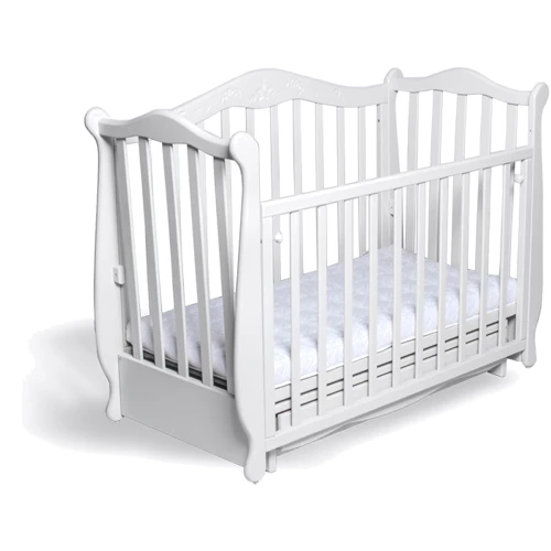 Кроватка детская Колисани Жасмин слоновая кость, бежевый: Тип классическая