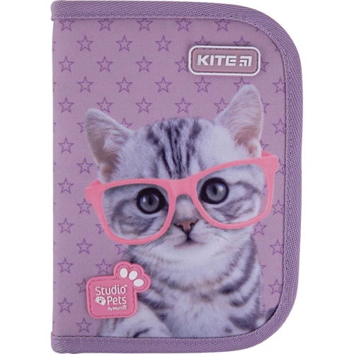 Пенал без наповнення Kite Education Studio Pets SP21-621, 1 відділення, 1 відворот