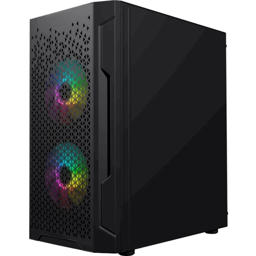 Корпус Logic concept ARAMIS Black (AM-ARAMIS-10-0000000-0002): Материал передней панели пластик и металл