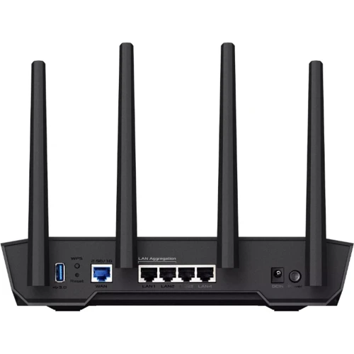 Маршрутизатор Wi-Fi Asus TUF-AX4200: Інтерфейс підключення (LAN-порт) 4x10/100/1000