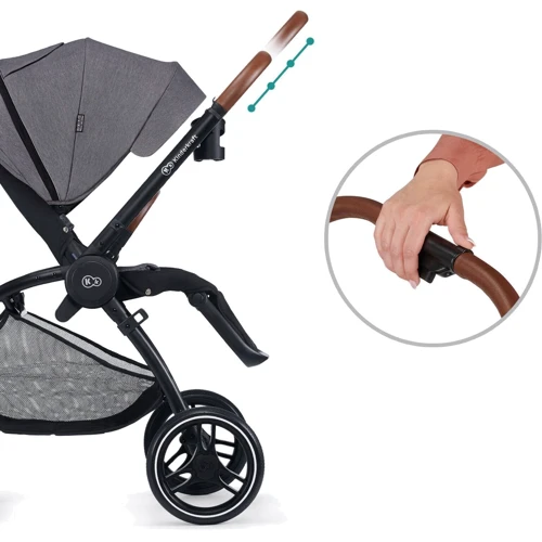 Универсальная коляска 2 в 1 Kinderkraft Evolution Cocoon Platinum Gray (KKWEVCOGRY2000): Возможность установки люльки есть
