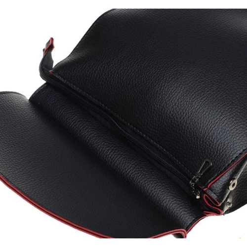 Жіночий рюкзак Monsen чорний (10t44206-black): Фактура Матовая, Зернистая