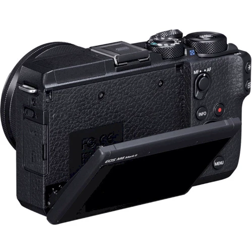 Canon EOS M6 Mark II kit (15-45mm) STM Black: Чувствительность ISO авто, 100-25600