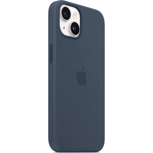 Чохол для iPhone Apple iPhone 14 Silicone Case with MagSafe - Storm Blue (MPRV3ZE/A): Матеріали Силикон