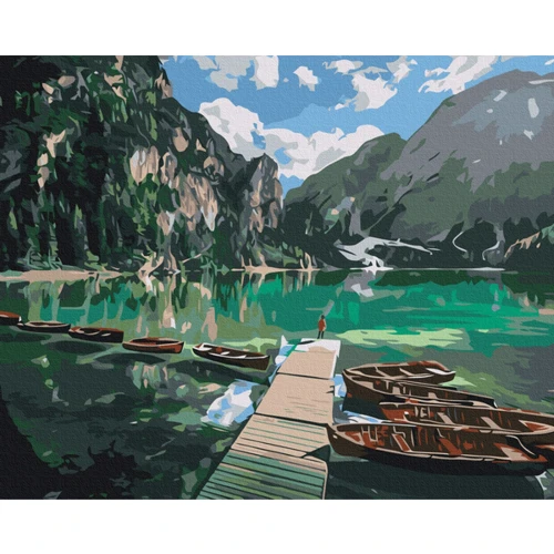 Картина по номерам Brushme Доломитовые Альпы © Roksolana Baran 40х50 см (BS53777)