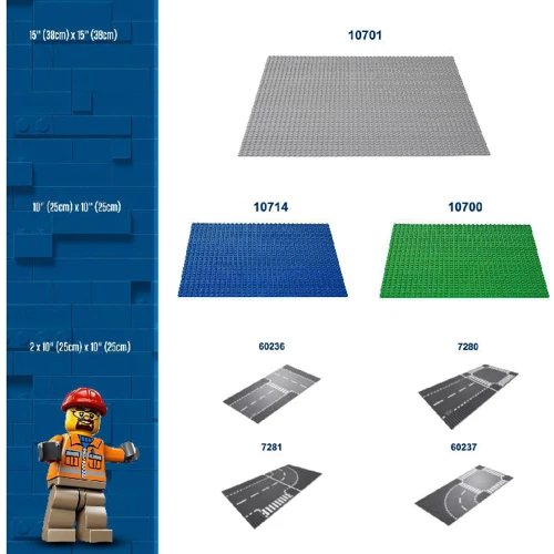 LEGO Classic Базовая пластина синего цвета (10714) фото 4