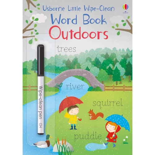 Little Wipe-Clean. Word Book Outdoors / На відкритому повітрі