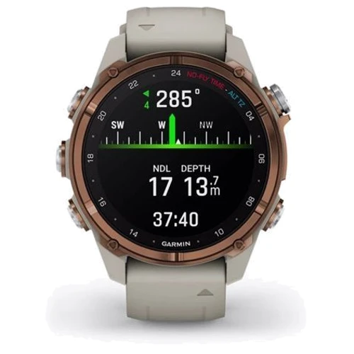 Смарт-часы Garmin Descent Mk3i 43mm Bronze PVD Titanium with French Grey Silicone Band and Descent T2 Transceiver (BNDL-DMK3-43TFDT2): Стандарт защиты 20 АТМ
