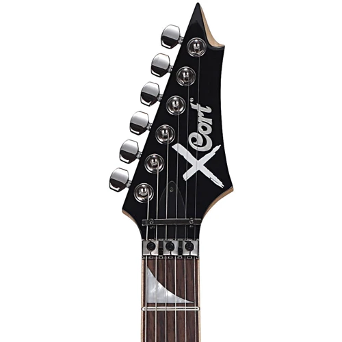 Электрогитара CORT X-CUSTOM (BKM): Форма корпуса Superstrat