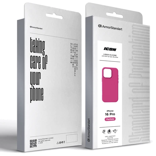 Чехол для iPhone ArmorStandart ICON2 MagSafe Fuchsia for iPhone 16 Pro (ARM81319) фото 9