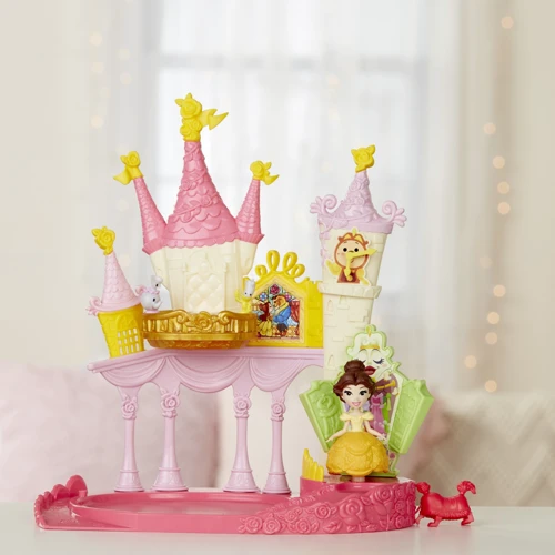 Маленькая кукла Hasbro Disney Princess Белль, крутящаяся и дворец (E1632) фото 3