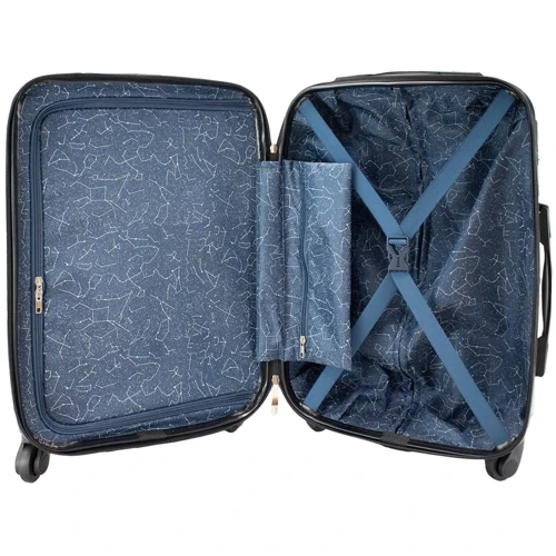 Чемодан Semi Line 20" (S) NASA Black (T5800-1) (DAS303035): Материал Пластик