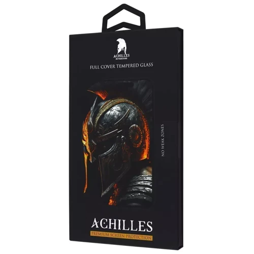 Защитное стекло для iPhone ACHILLES Premium Tempered Glass Black for iPhone 14 Pro Max / 15 Plus / 16 Plus фото 5
