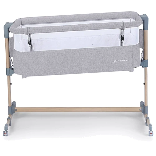 Приставная кроватка-люлька Kinderkraft Neste Air Grey Wood (KKLNEAIRGRY00W) фото 6