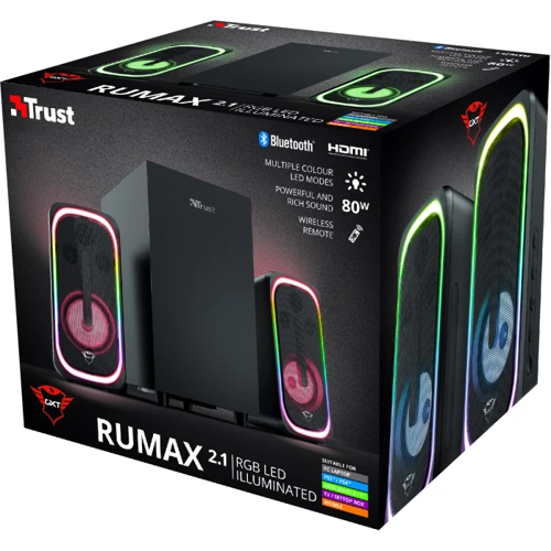 Акустическая система Trust 2.1 GXT 635 Rumax RGB Black (23927) фото 8
