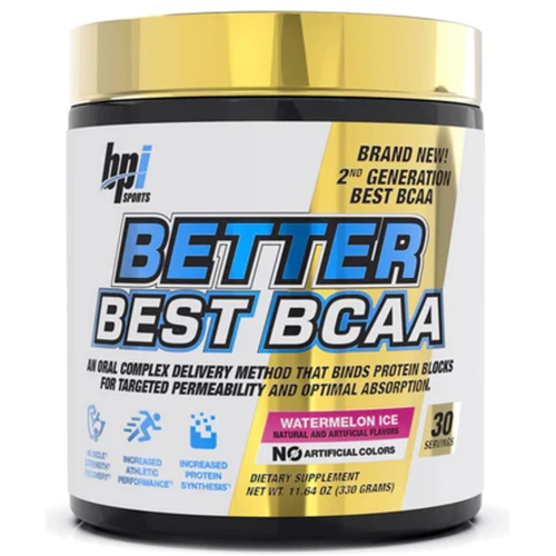 Аминокислота для спорта BPI Sports BEST BCAA BETTER 330 g / 30 servings / watermelon ice