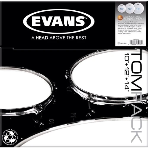 Набір пластиків EVANS ETP-G2CTD-F G2 Coated Fusion: Тип Робочий