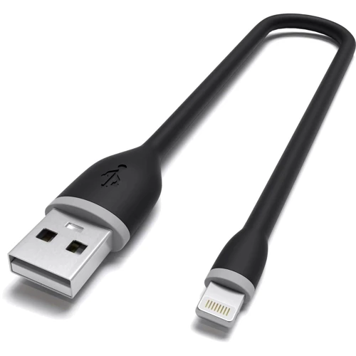 Кабель Satechi USB Cable to Lightning Flexible Charging 15cm Black (ST-FCL6B): Тип USB 2.0, Lightning