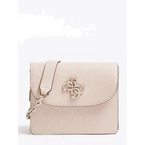 Жіноча сумка крос боді Guess Chic Shine Mini Crossbody Flap рожева (HWSG7746780-BLS)