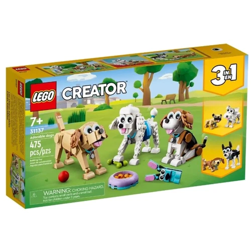 Конструктор LEGO Creator 3-in-1 Чарівні собачки 475 деталей (31137)