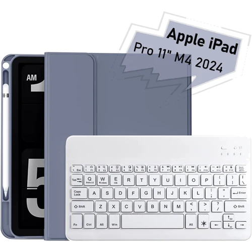 Аксесуар для iPad BeCover Case Smart Keyboard Purple for iPad Pro 11 2024 M4 (713002)