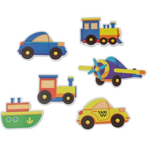 Набор для игры в ванной XoKo EVA ZОО+Транспорт (43 ед+мешочек для сушки+мешок хранения)