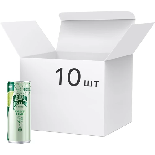 Упаковка воды слабоминерализованной Perrier Lime газированной 10х0.25 л (7613036669412_10)