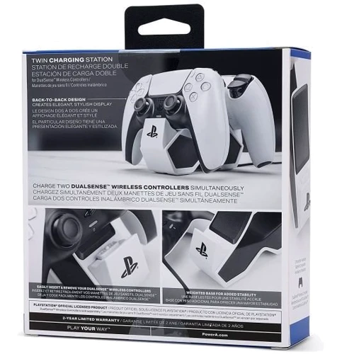 Аксесуар для приставки Sony PowerA Dualsense Twin Charging Station фото 4