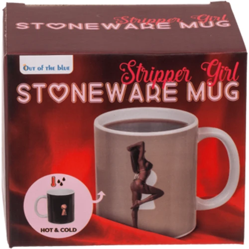 Чашка с термоэффектом OOTB Stoneware Mug Stripper Girl
