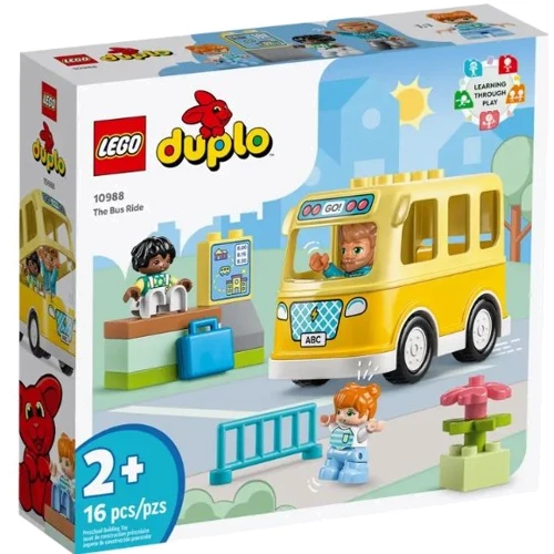 Конструктор LEGO DUPLO Поездка на автобусе 16 деталей (10988)