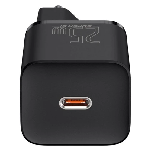 Зарядное устройство Baseus USB-C Wall Charger Super Si 25W Black with Cable USB-C to USB-C (TZCCSUP-L01): Сила тока 2.4А и более