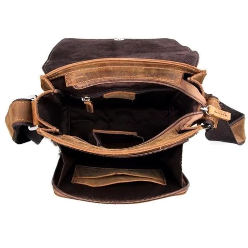 Мужская сумка планшет Buffalo Bags коричневая (SHI7055B-brown): Тип Сумки