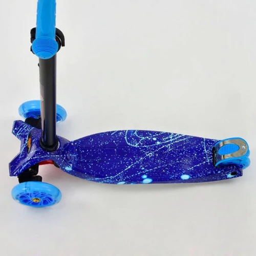 Детский самокат Best Scooter Maxi A 24656/779-1305 Голубой с черным: Тип колес литые